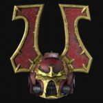 WH40K - Space Marine 2 - Chaos World Eaters Helmet